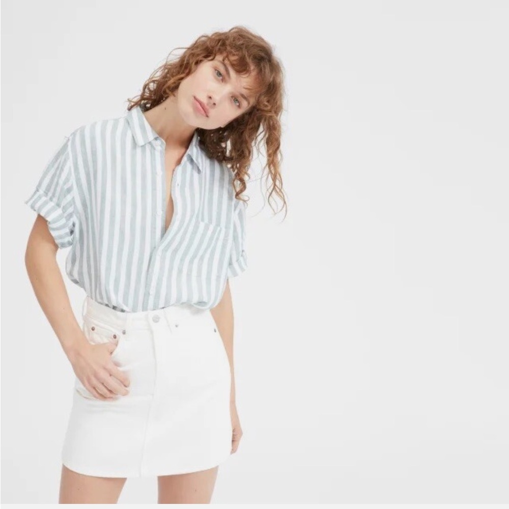 NWT Everlane the Denim Skirt